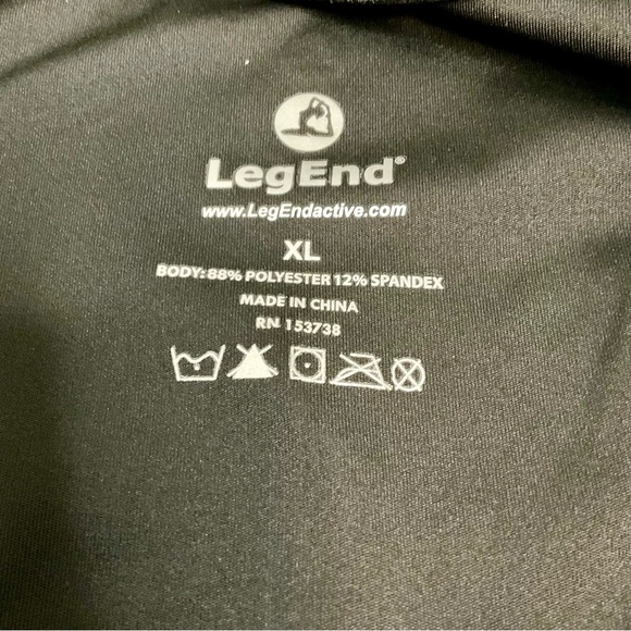 Leg End Active Zip Up Jacket Size XL - Picture 8 of 8